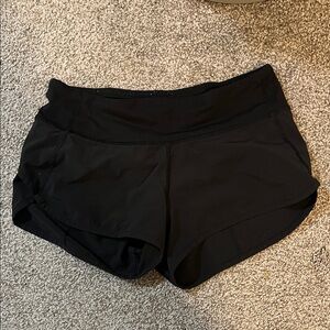 lululemon athletica Women's Black Athletic Shorts
